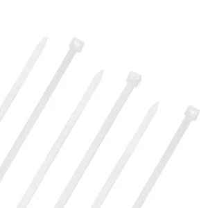 NavePoint 22 Inch Nylon White Cable Ties 120 Lbs  100 Pack - Picture 1 of 3