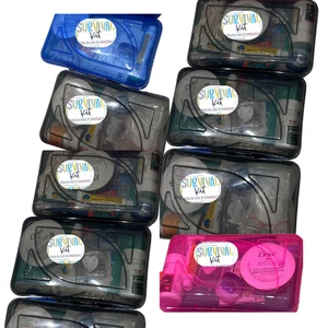 140-teiliges Erste-Hilfe-Set, kompakte medizinische Sets für jeden Notfall in einer Kunststoffbox - Bild 1 von 4
