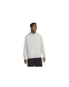 Nike Club Fleece Hoodie CZ7857 Men Dark Grey Heather/Matte Silver/White - Bild 1 von 6