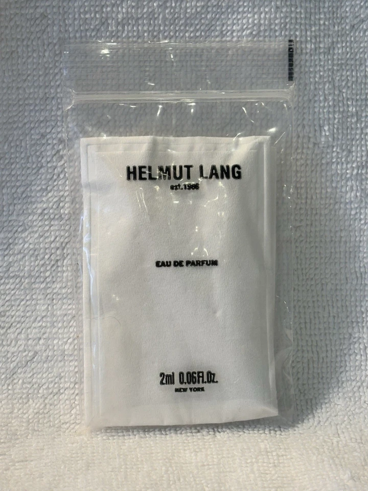 Helmut Lang Eau De Parfum Muestra 2 ml 0,06 fl oz en bolsa con cremallera original Foto 1 de 2