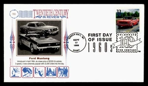 DR WHO 1999 FDC CLASSIC CAR FORD MUSTANG PANDA LRC CACHET M60514 - Picture 1 of 2