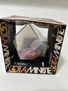 Gioco Dadi Ortografia Scarabeo Got A Minute Vintage Acrilico n.97 Versione anni '70 - Foto 1 di 6