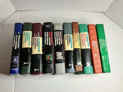 NATIONAL AUDUBON SOCIETY FIELD GUIDE Lot 10 Books/ Birds/ Trees/ Fossils - Image 1 of 4