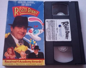 Who Framed Roger Rabbit VHS Touchstone Home Video Cartoon Live Action - Picture 1 of 9