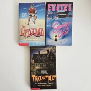 Richie Tankersley Cusick Lot Trick or Treat Someone Door Lifeguard Vtg Paperback - Picture 1 of 4