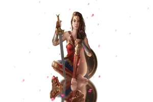 Póster impreso arte pared espada mujer maravilla elige un lote de tamaño - Imagen 1 de 1