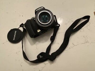 Olympus SP Series SP-560 UZ 8.0MP Digital Camera - Black Untested Parts - Image 1 of 4