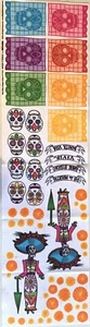 Dia de los Muertos bunting kit, halloween decoration, Amor Eterno Mexican skull - Picture 1 of 10
