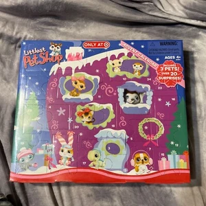 2007 Littlest Pet Shop Advent Calendar Sealed 3 Pets 20 Extras HUSKY 427 428 429 - Picture 1 of 3