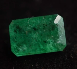 2 quilates de gemas sueltas de corte esmeralda natural Muzo Zambia corte esmeralda certificadas - Imagen 1 de 4