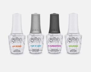 NEW Gelish Fantastic Four Essential Kit Top It Off, Foundation, pH Bond, Nourish - Picture 1 of 1