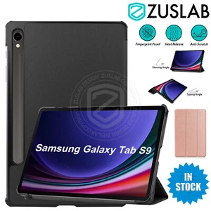 For Samsung Galaxy Tab S9 / S9+ / S9 Ultra Smart Book Cover Flip Stand Case - Picture 1 of 12