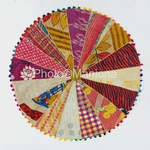 Weihnachtsdeko/Patchwork Rund/Rund Tischläufer/Yogamatte Wandbehang/ - Bild 1 von 5