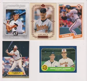 FIVE CARD CAL RIPKEN JR. LOT - BALTIMORE ORIOLES - Picture 1 of 1