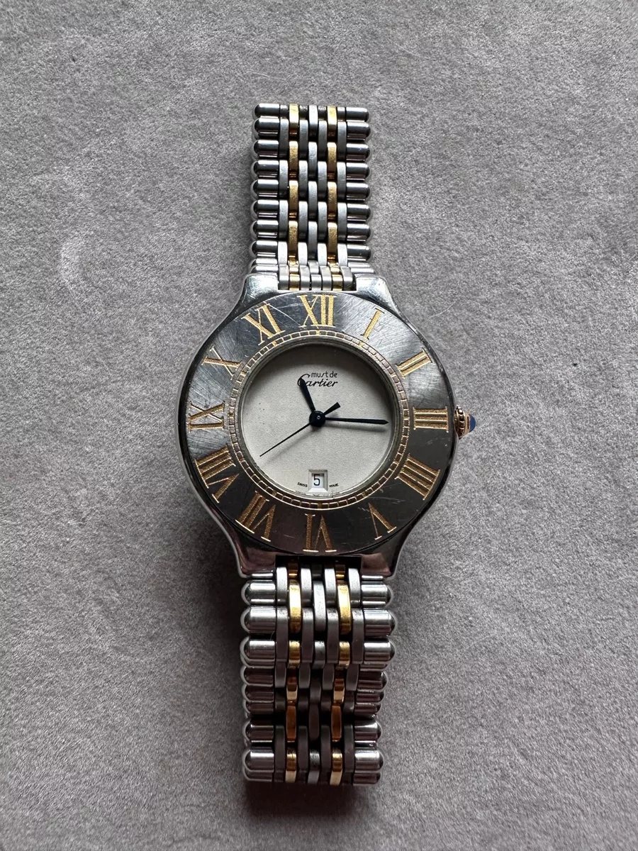 Cartier Must de Cartier 21 - 35 mm, Stainless Steel for sale | eBay