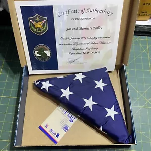 Annin American Flag Defense Mission Baghdad Operation NEW DAWN - Picture 1 of 5
