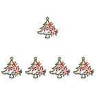  5 Pieces Weihnachtsbaum-Brosche Geldgeschenke Weihnachsgeschenk Mantel Zubehr