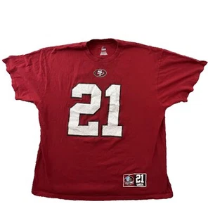 Mitchell & Ness Deion Sanders San Francisco 49ers Shirt 2XL XXL Small Flaw - Picture 1 of 13