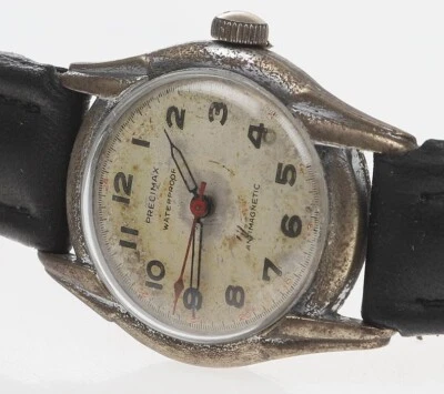 Vintage Precimax Waterproof Swiss Watch Runs SS Case Runs. - Image 1 of 4