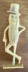 Mr Peanut Planters Peanuts Vintage Decorative Souvenir Whistle Tan Plastic - Picture 1 of 3