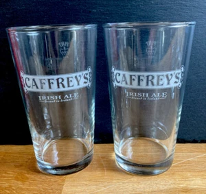 2 X New Caffreys pint glasses with free postage. Pub Bar Mancave - Picture 1 of 2