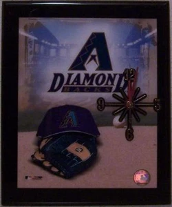 Reloj de pared MLB Arizona Diamondbacks NUEVO caja decorada alimentada por batería - Imagen 1 de 1