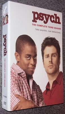 Psych: The Complete Third Season (DVD, 2008) TV Series - NEW - Image 1 of 3