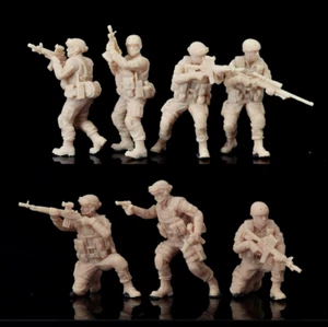 Grupo de 7 personas Delta Force moderno 1/72/48/35/87/100/144 - Imagen 1 de 5