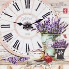 Diamond Painting Lavender Flower And Clock Design Embroidery House Wall Displays