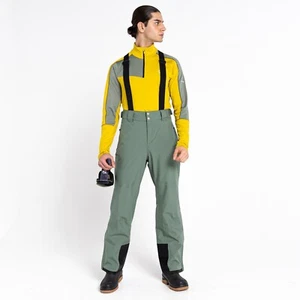 Mens Dare2b ACHIEVE II DUCK GREEN Stretch Ski Salopettes Snow Pants- REG LEG - Bild 1 von 6