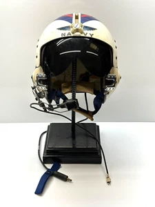 U. S. Navy Pilot Flight Helmet - Gentex DSA100 Medium NAMED Callsign "Ryker" - Picture 1 of 13