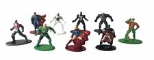 9 Marvel DC Comics Nano Metal Figures 1 3/4" Mini Die-Cast Jada Toys Loose
