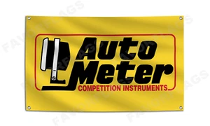Auto Meter Flag Banner 3X5 ft Competition Instruments Drag - Picture 1 of 2