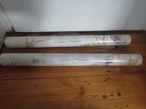 Laura Ashley Gosford Meadow Plum Wallpaper, 1 Roll - Picture 1 of 5