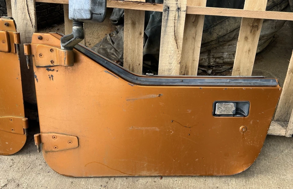 1981-1995 Jeep Wrangler YJ CJ7 со стороны водителя половина стальной двери ниже с зеркалом OEM - Изображение 1 из 4