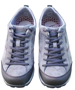 Dansko Walking Shoes Women's 37 Size 7/7.5 Paisley Suede Vibram Waterproof Gray - Picture 1 of 10