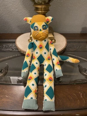 1 of 1 Vintage Style  Cat Plushie - Image 1 of 2