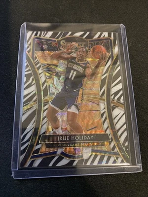 Panini Select 2019-20 - Premier Level Jrue Holiday #151 Zebra SP - Imagem 1 de 2