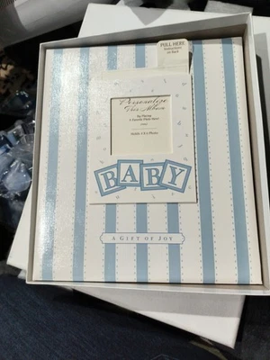 Hallmark 5 Year Baby Book 3 Ring Album Boy Keepsake Unused - Image 1 of 4
