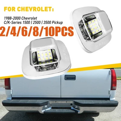 Pickup LED License Plate Light White For 1998-00 Chevrolet C/K-SERIES 6000K2-10x - Image 1 of 4