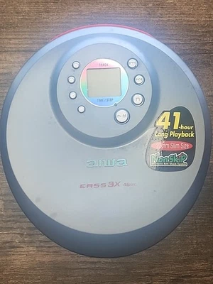 CD player portátil Aiwa XP-V710C Discman 2002 testado funciona e baterias (129) - Imagem 1 de 4