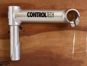 NOS Vintage Control Tech Aluminum Quill MTB Stem 135mm 25.4 Silver Made in USA - Picture 1 of 6