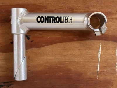 NOS Vintage Control Tech Aluminum Quill MTB Stem 135mm 25.4 Silver Made in USA - Image 1 of 4