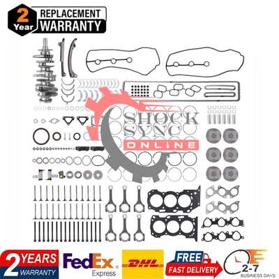 1GR-FE Engine Overhaul Rebuild Kit For Toyota 4Runner Tacoma 4.0L 2003-2009 - Image 1 of 4