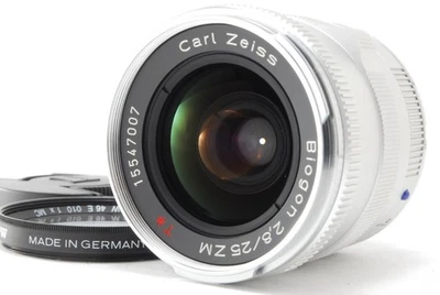 [A- Mint] Carl Zeiss Biogon 25mm f/2.8 T* ZM Lens Silver Leica M From JAPAN 9727 - Image 1 of 4