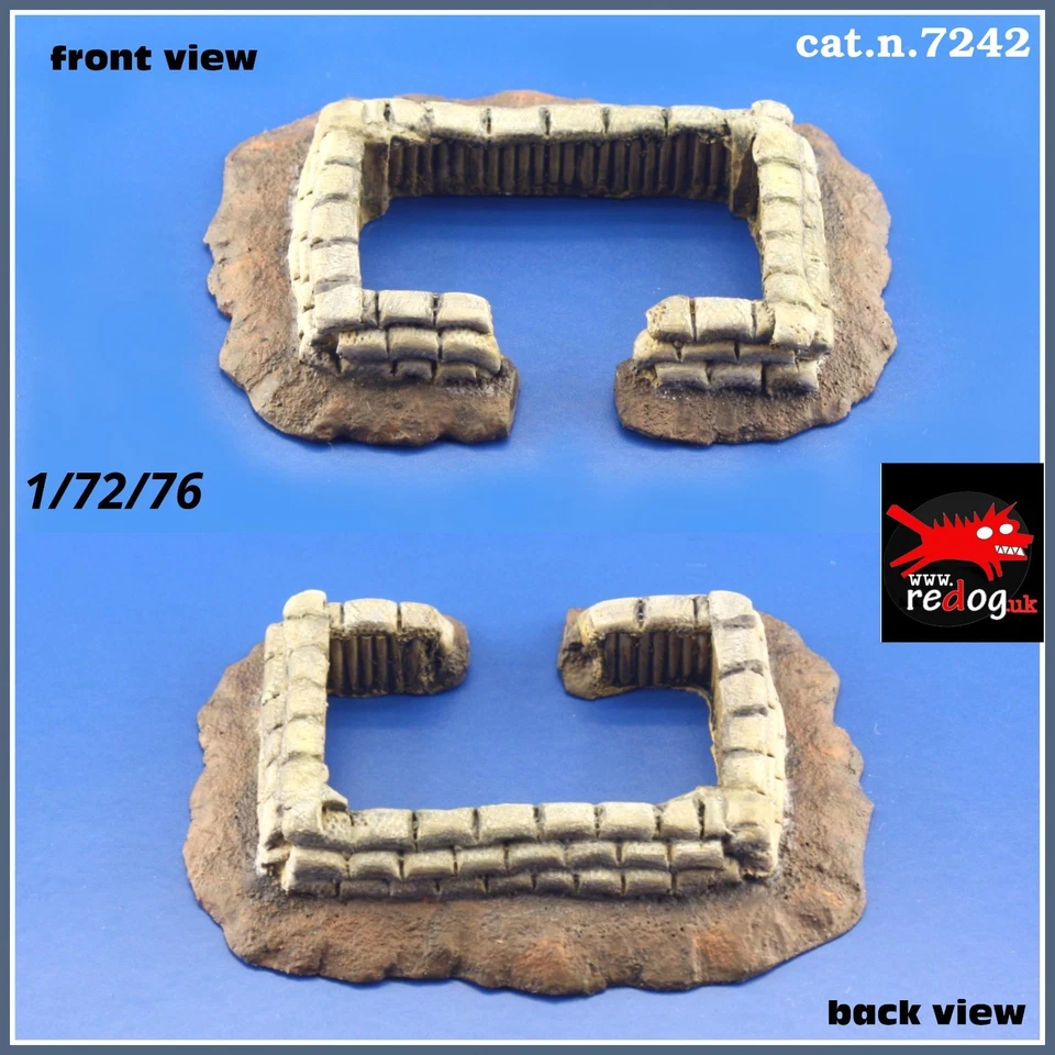 Redog 1/72 Trenches Kit / Diorama Zubehör /42