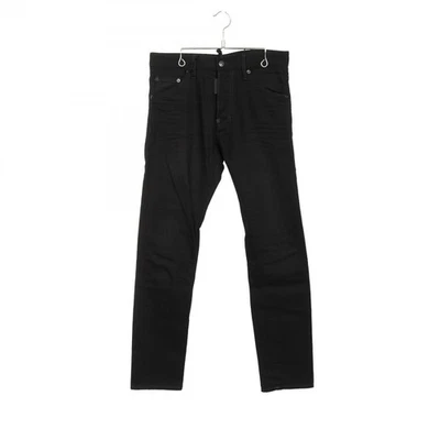 DSQUARED2 COOL GUY JEAN Denim pantalones #44 S78LB0065 algodón negro usado... - Imagen 1 de 4