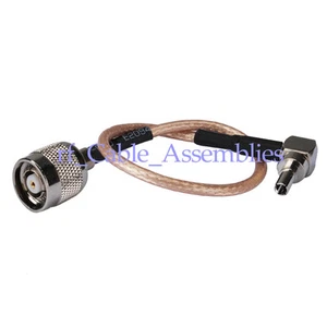 RP-TNC male to CRC9 pigtail cable for HUAWEI UMG1691 UMG181 E1550 E600 E612 E618 - Picture 1 of 3