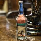Vintage African Themed Sand Art In Glass Bottle Art Ornament