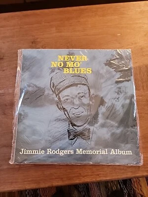 JIMMIE RODGERS~NEVER NO MO' BLUES~ULTRA-RARE ORIG '56 RCA VICTOR MONO LP EX/EX - Image 1 of 4